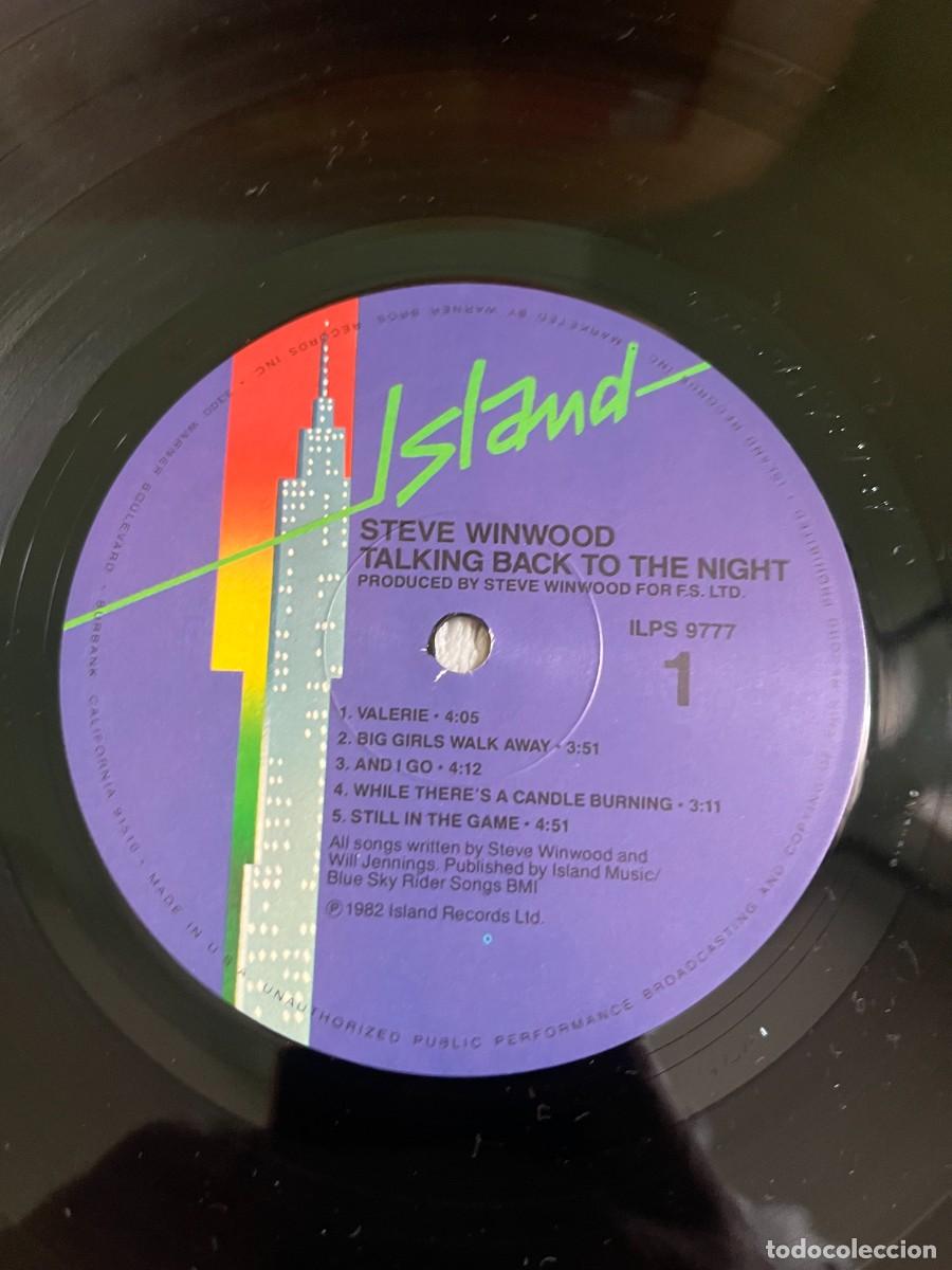 Discos de vinilo: Steve Winwood Talking Back To The Night - Foto 5
