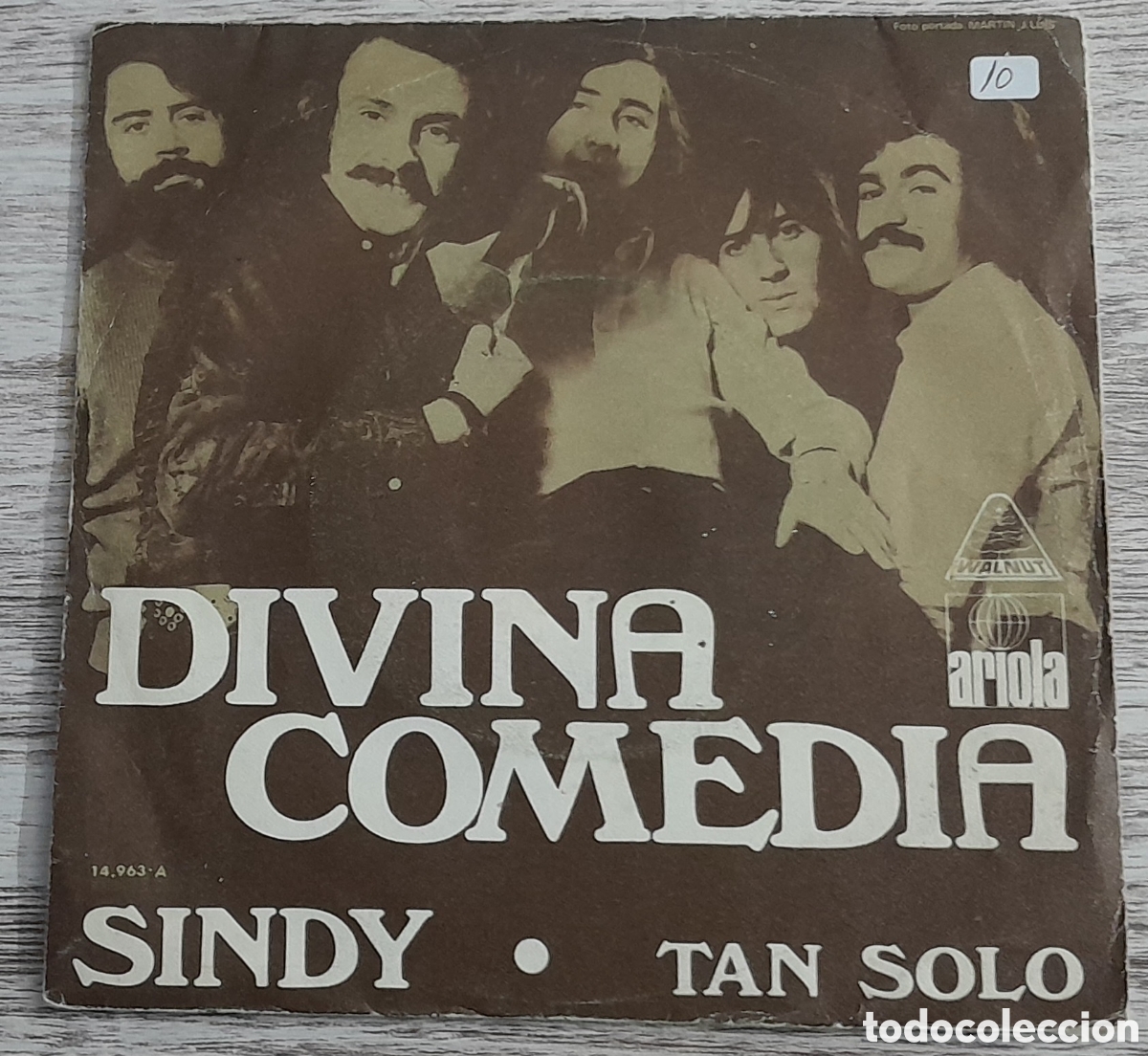 Discos de vinilo: DIVINA COMEDIA - SINDY + TAN SOLO - ARIOLA 1971 - Foto 2