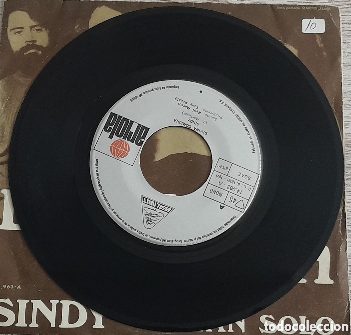 Discos de vinilo: DIVINA COMEDIA - SINDY + TAN SOLO - ARIOLA 1971 - Foto 3