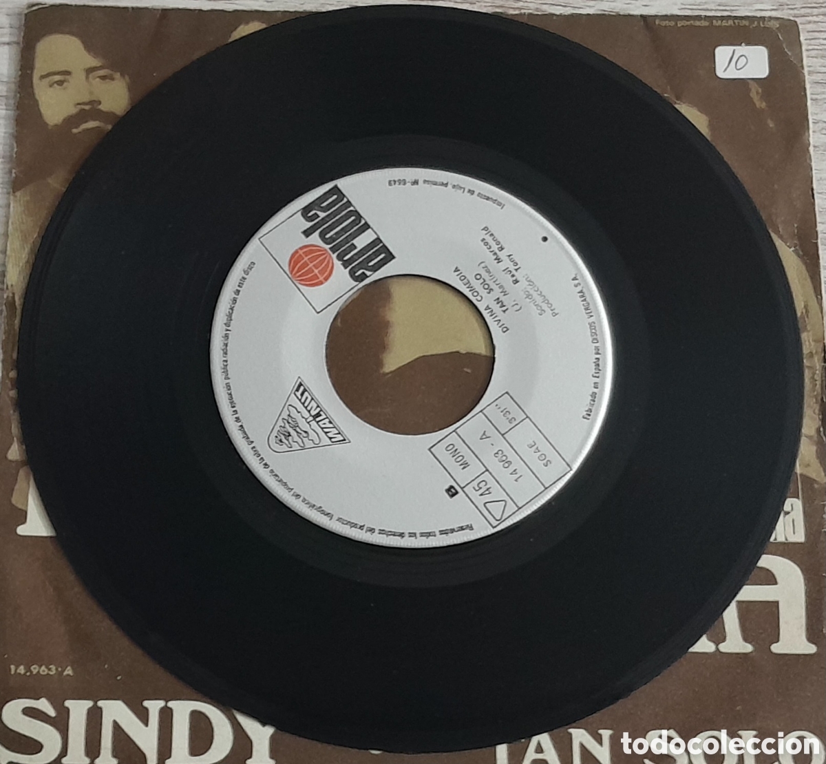 Discos de vinilo: DIVINA COMEDIA - SINDY + TAN SOLO - ARIOLA 1971 - Foto 4