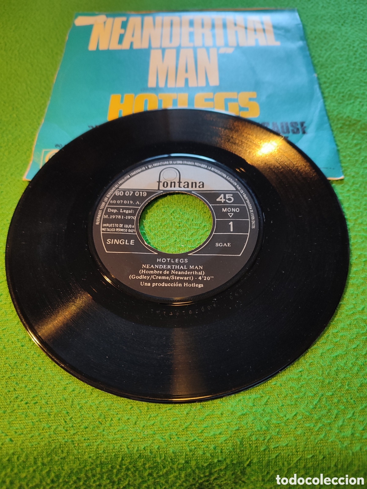 Discos de vinilo: Hotlegs - Neandertal man - Foto 2