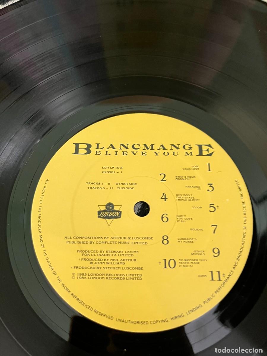 Discos de vinilo: Blancmange Believe You Me - Foto 5