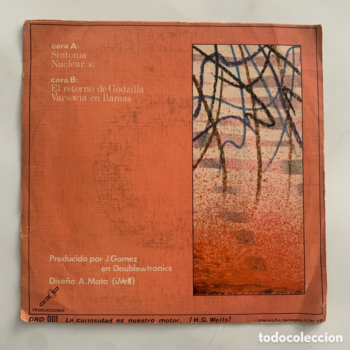 Discos de vinilo: SINGLE EP Aviador Dro &ndash; Nuclear, S&iacute; DE 1982 - Foto 2