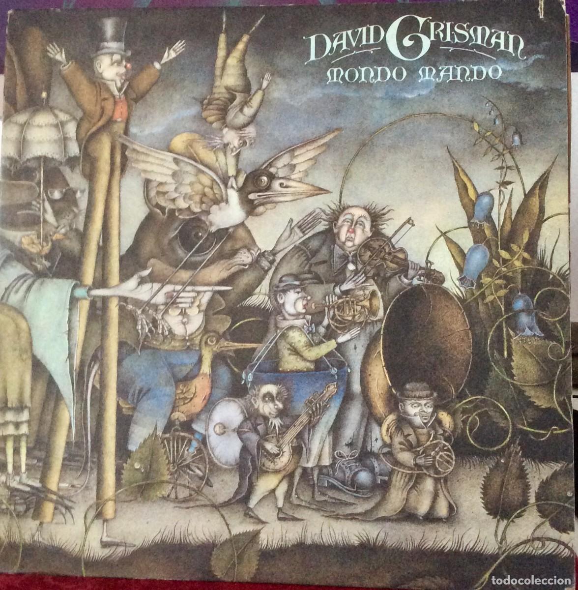 Discos de vinilo: David Grisman &ndash; Mondo Mando//1981 USA, vg++ - Foto 1