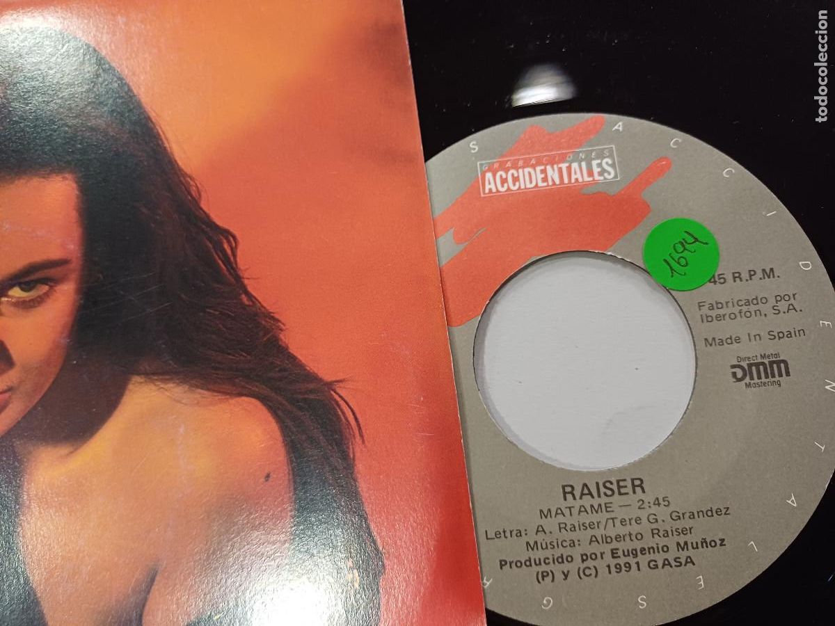Discos de vinilo: RAISER/MATAME/SINGLE METAL. - Foto 2