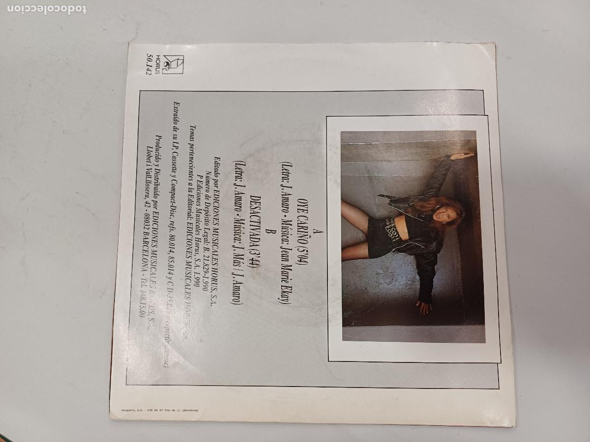 Discos de vinilo: AMARO/OYE CARI&Ntilde;O/SINGLE METAL. - Foto 3