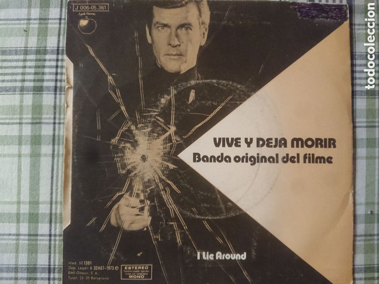 Discos de vinilo: Wings - Vive y deja morir - single - Foto 3