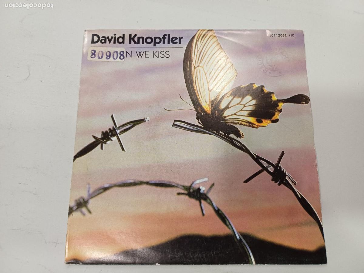Discos de vinilo: DAVID KNOPFLER/WHEN WE KISS/SINGLE. - Foto 1