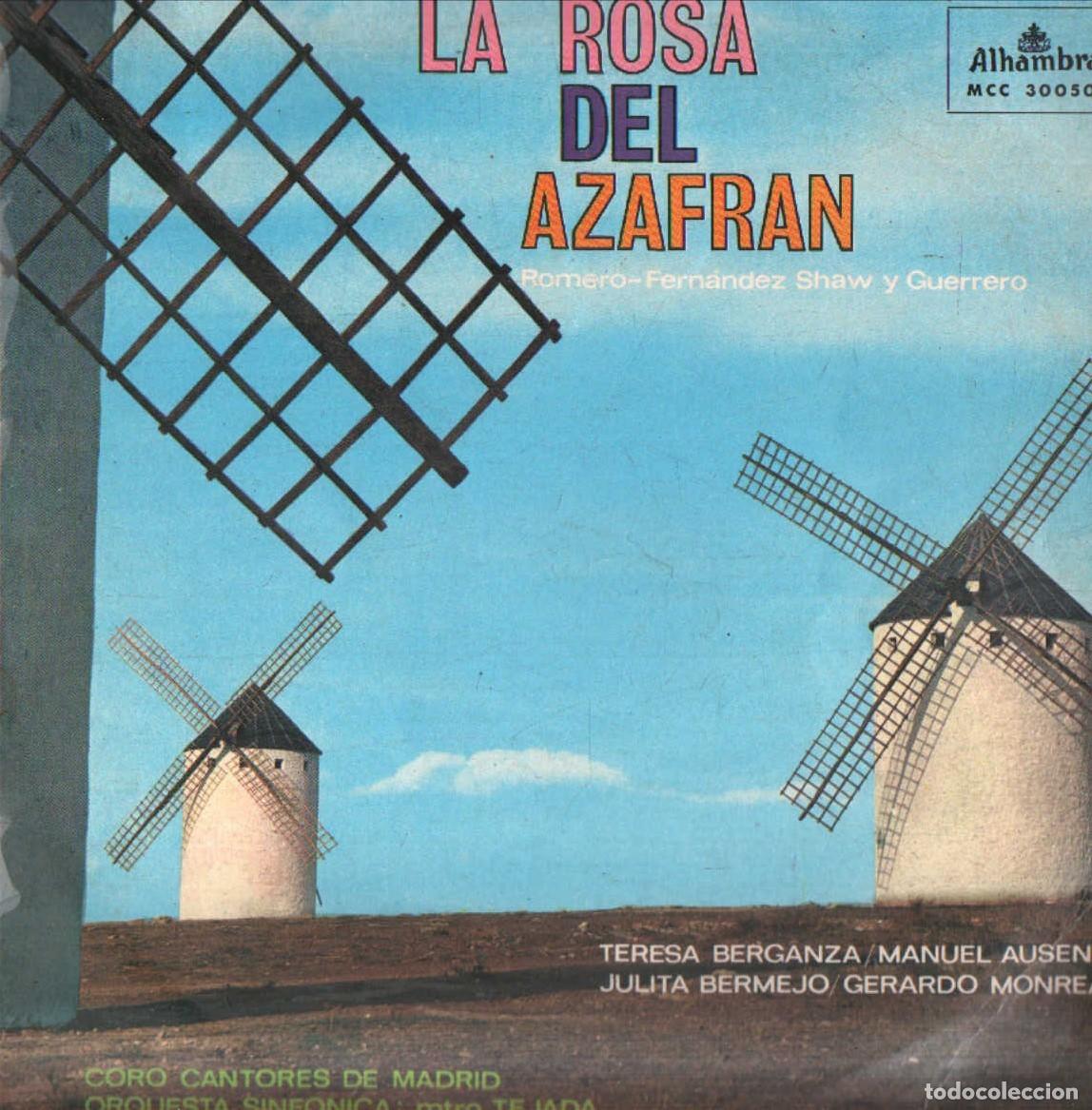 Discos de vinilo: LA ROSA DEL AZAFRAN. LP-CLASICA-355 - Foto 1