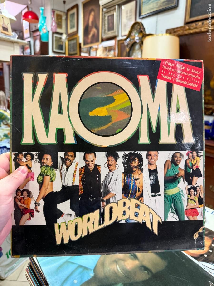 Discos de vinilo: LP KAOMA - WORLD BEAT - Foto 1