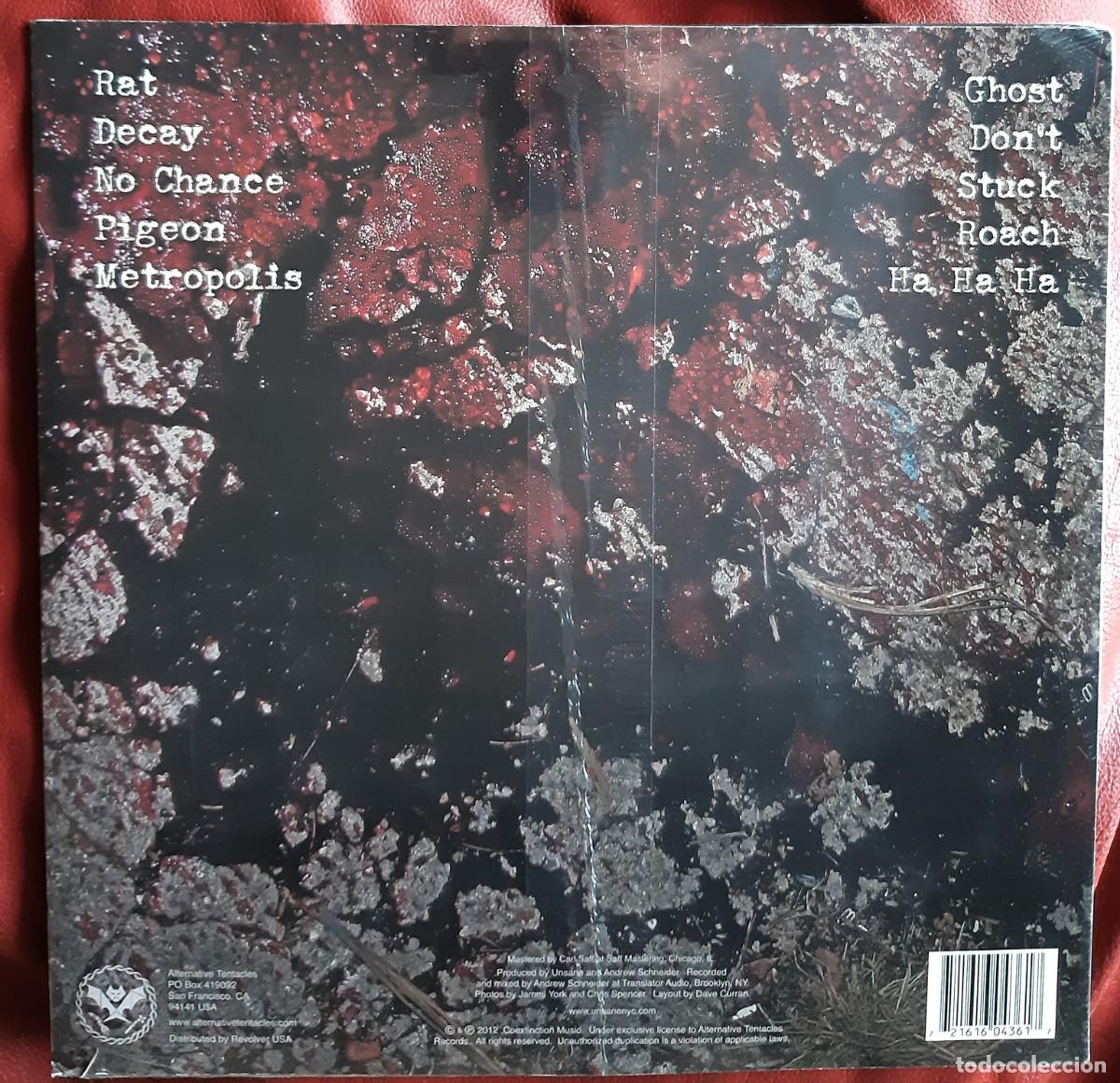 Discos de vinilo: UNSANE - WRECK LP (ALTERNATIVE TENTACLES, 2017) - Foto 2