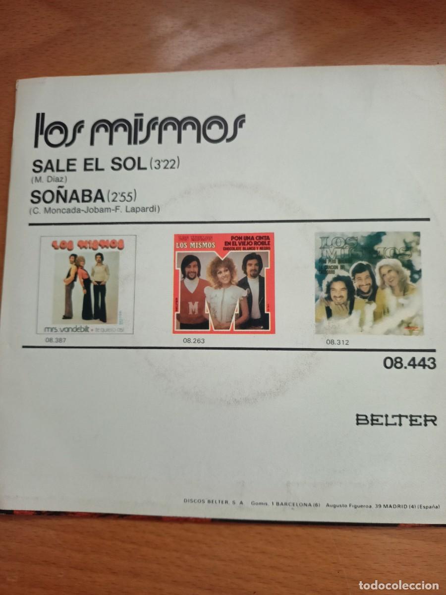Discos de vinilo: DISCO VINILO DE 45 RPM DE LOS MISMOS - Foto 2