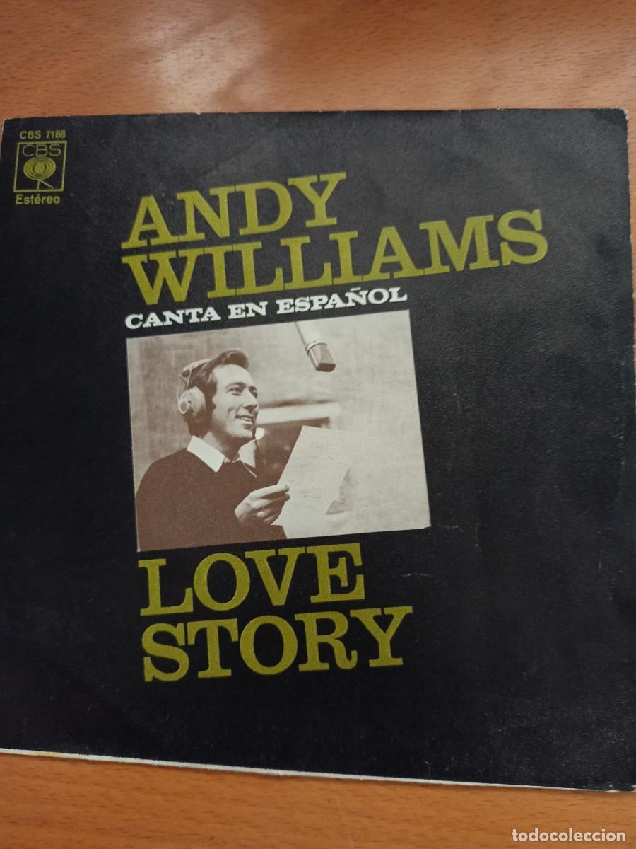 Discos de vinilo: DISCO VINILO DE 45 RPM DE ANDY WILLIAMS - Foto 1