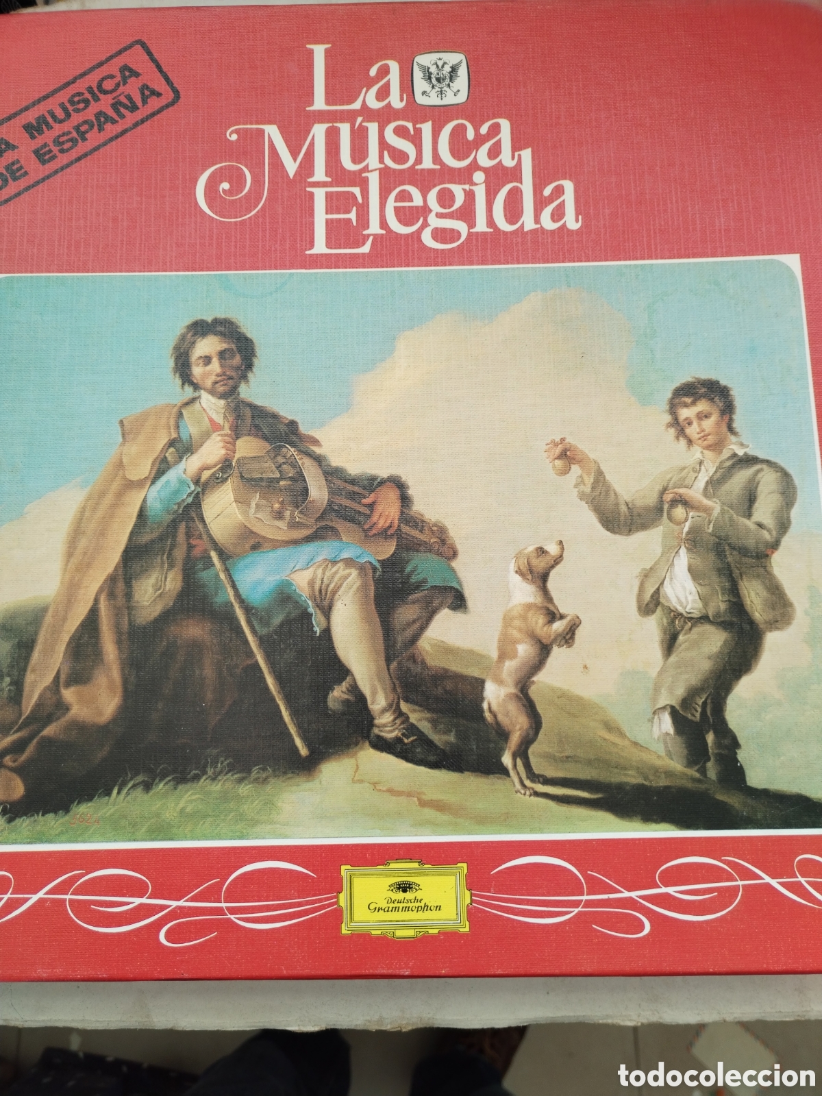 Discos de vinil: LP CAJA 4 LPS LA M&Uacute;SICA ELEGIDA LA M&Uacute;SICA DE ESPA&Ntilde;A