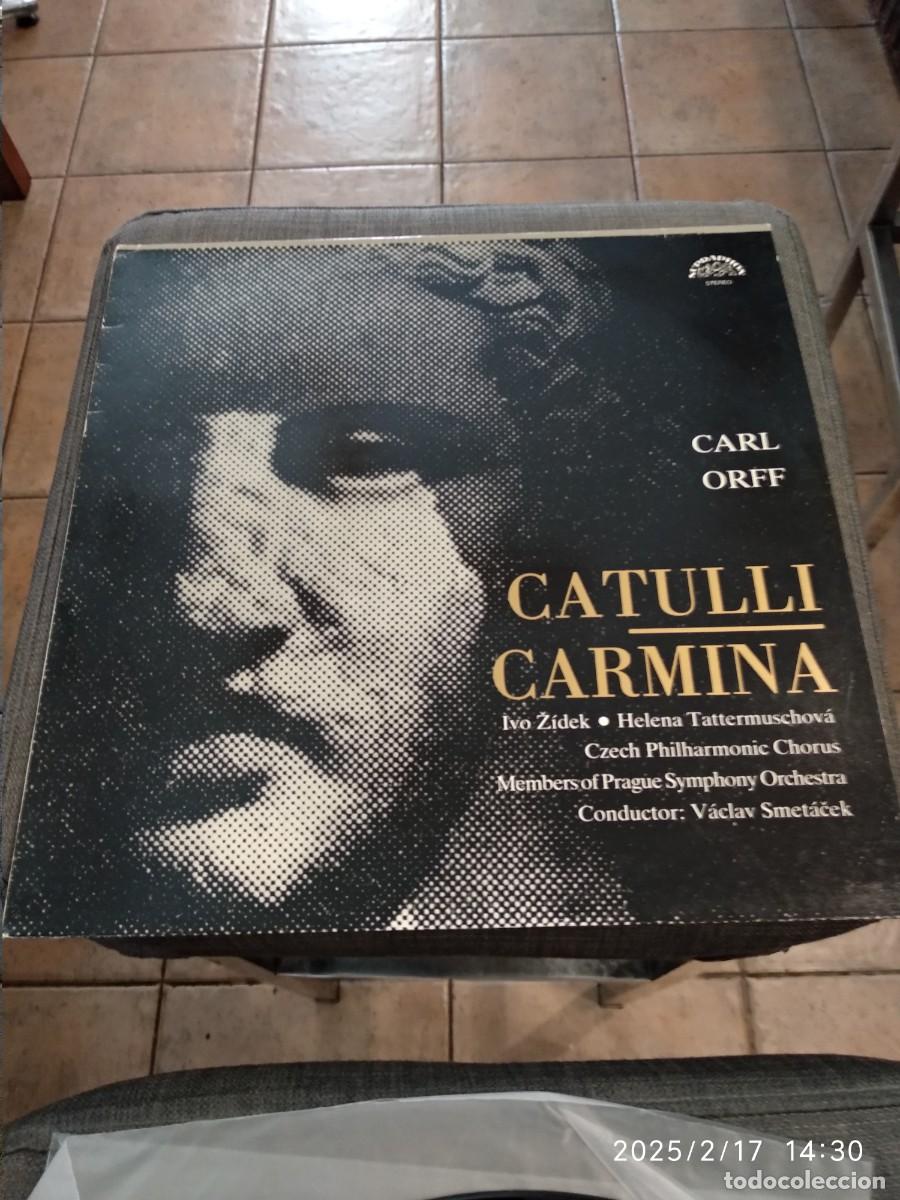 Discos de vinilo: CARL OFF - CATULLI-CARMINA SELLO SUPRAPHON - Foto 1
