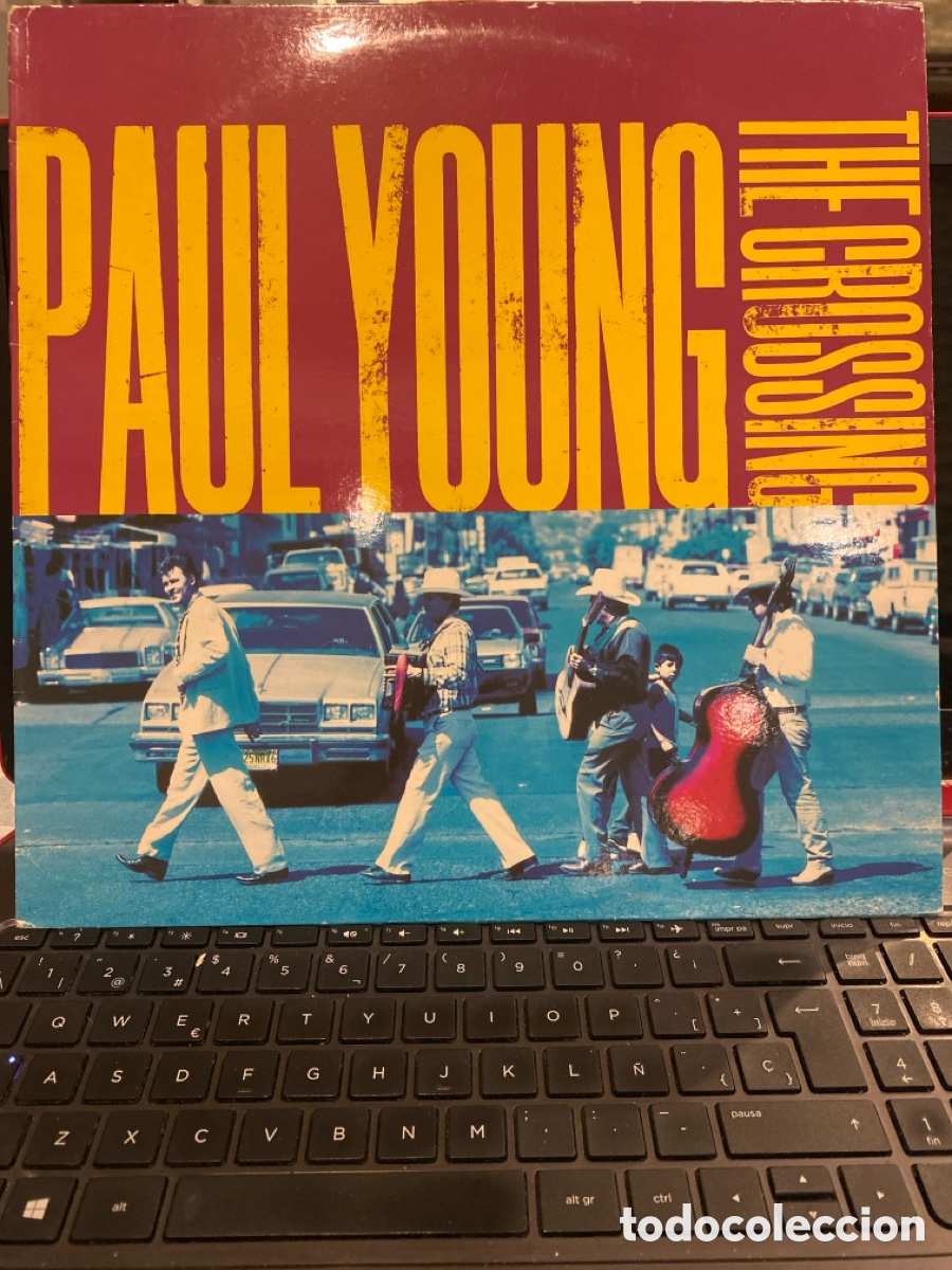 Discos de vinilo: PAUL YOUNG - THE CROSSING LP SPAIN - Foto 1