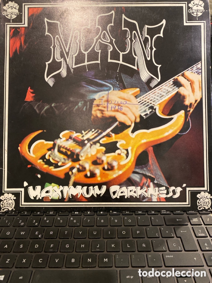 Discos de vinilo: MAN - MAXIMUM DARKNESS LP DOBLE PORTADA SPAIN 1975 - Foto 1