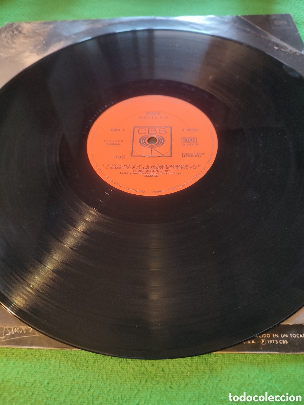 Discos de vinilo: Ismael - Alzo la voz- edici&oacute;n original 1973 - Foto 4