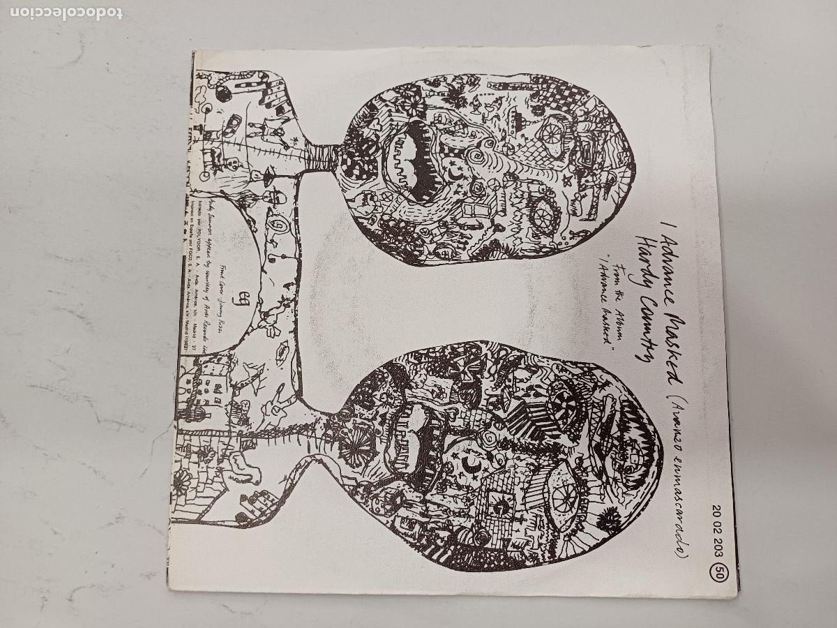 Discos de vinilo: ANDY SUMMERS & ROBERT FRIPP/ADVANCE COUNTRY/SINGLE. - Foto 3