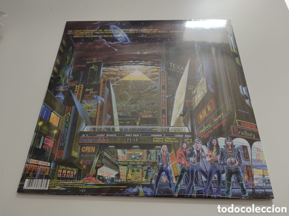 Discos de vinilo: VINILO DE IRON MAIDEN - SOMEWHERE IN TIME - LEER CONDICIONES DE VENTA - Foto 2