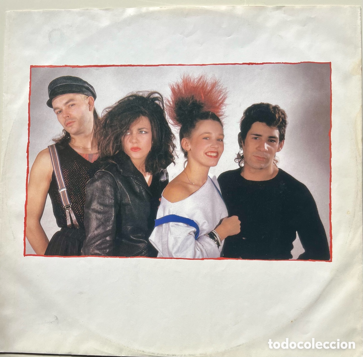 Discos de vinilo: HEY! EL&Aacute;STICA- In on The off beat 1983 - Foto 4