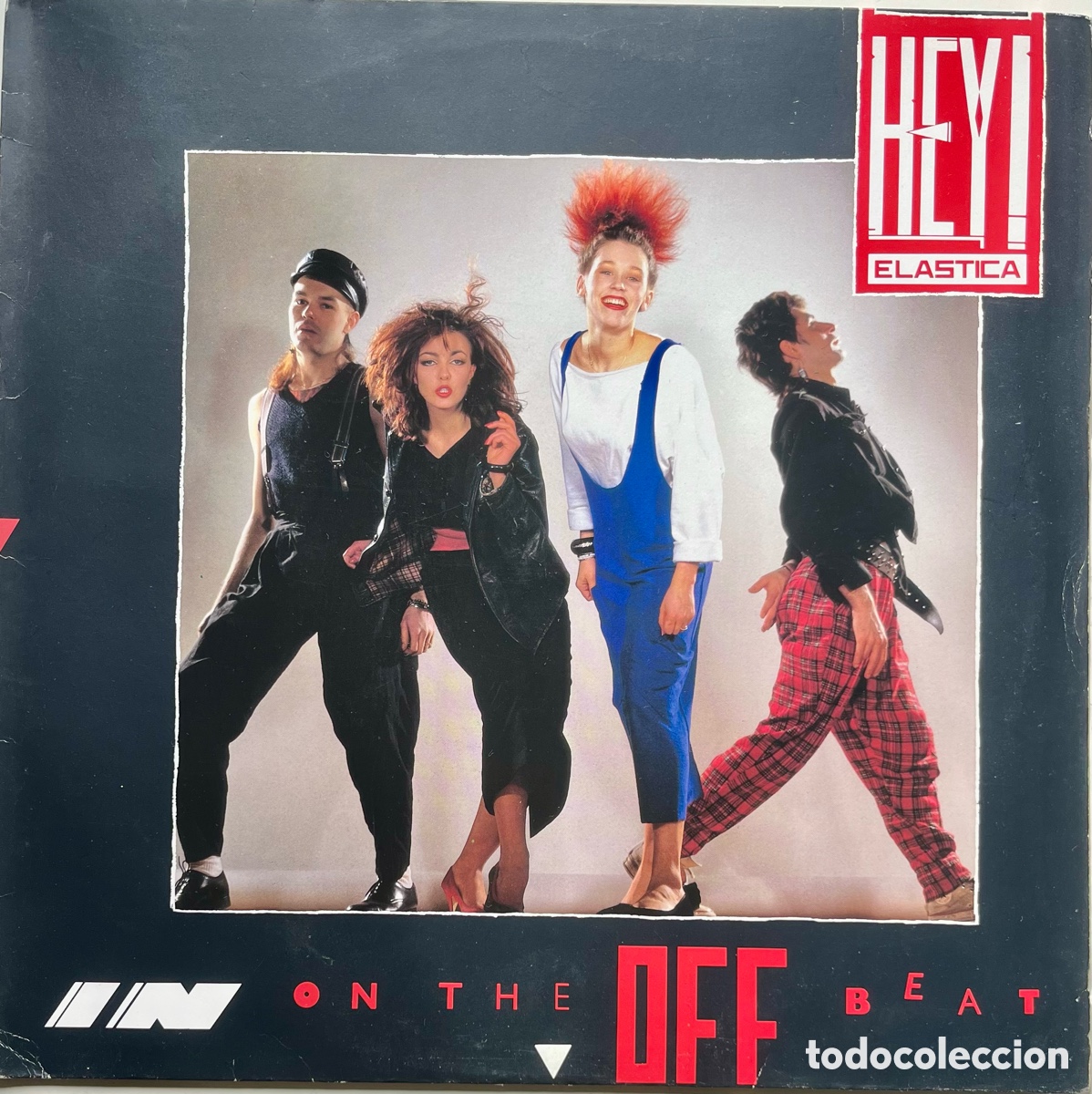 Discos de vinilo: HEY! EL&Aacute;STICA- In on The off beat 1983 - Foto 1