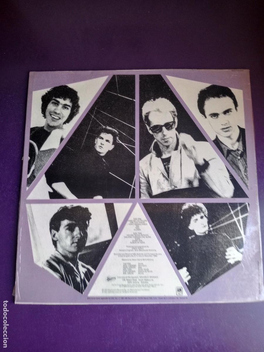 Discos de vinilo: Split Enz &ndash; Waiata - LP A&M 1981 - new wave 80s sin apenas uso - Foto 2
