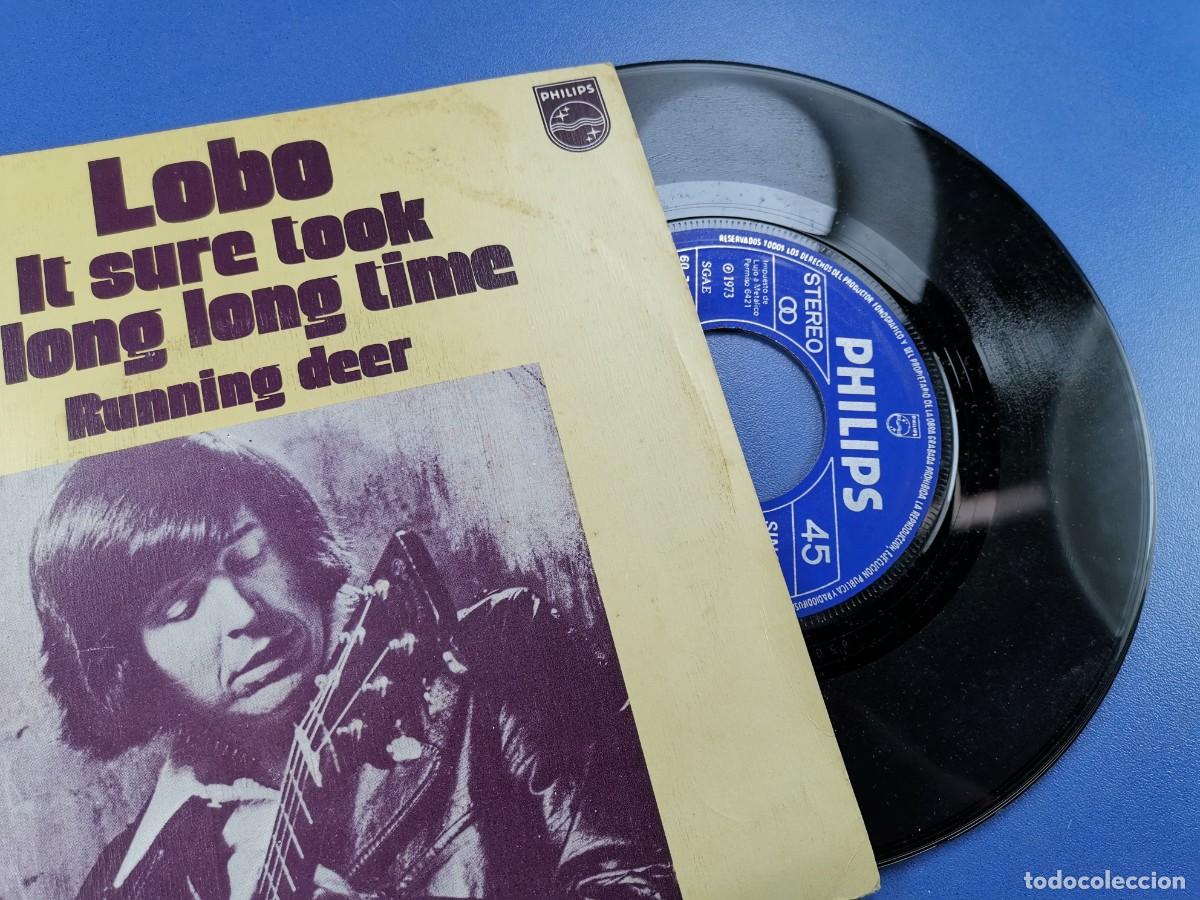 Discos de vinilo: SINGLE / LOBO / IT SURE LOOK A LONG LONG TIME / 1973 - Foto 3