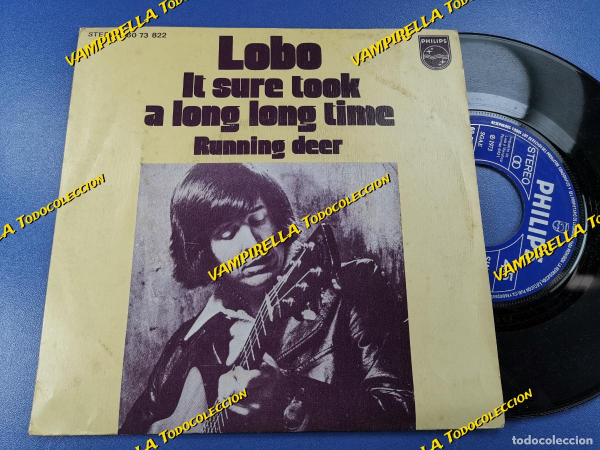 Discos de vinilo: SINGLE / LOBO / IT SURE LOOK A LONG LONG TIME / 1973 - Foto 1