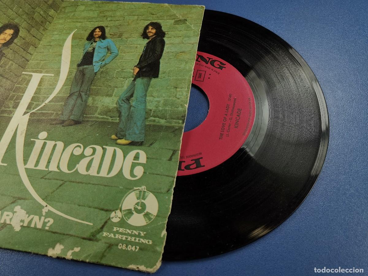 Discos de vinilo: KINCADE / DO YOU REMEMBER MARILYN? + 1 (SINGLE PENNY FARTHING 1973) - Foto 4