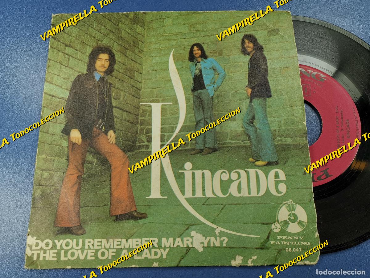 Discos de vinilo: KINCADE / DO YOU REMEMBER MARILYN? + 1 (SINGLE PENNY FARTHING 1973) - Foto 1
