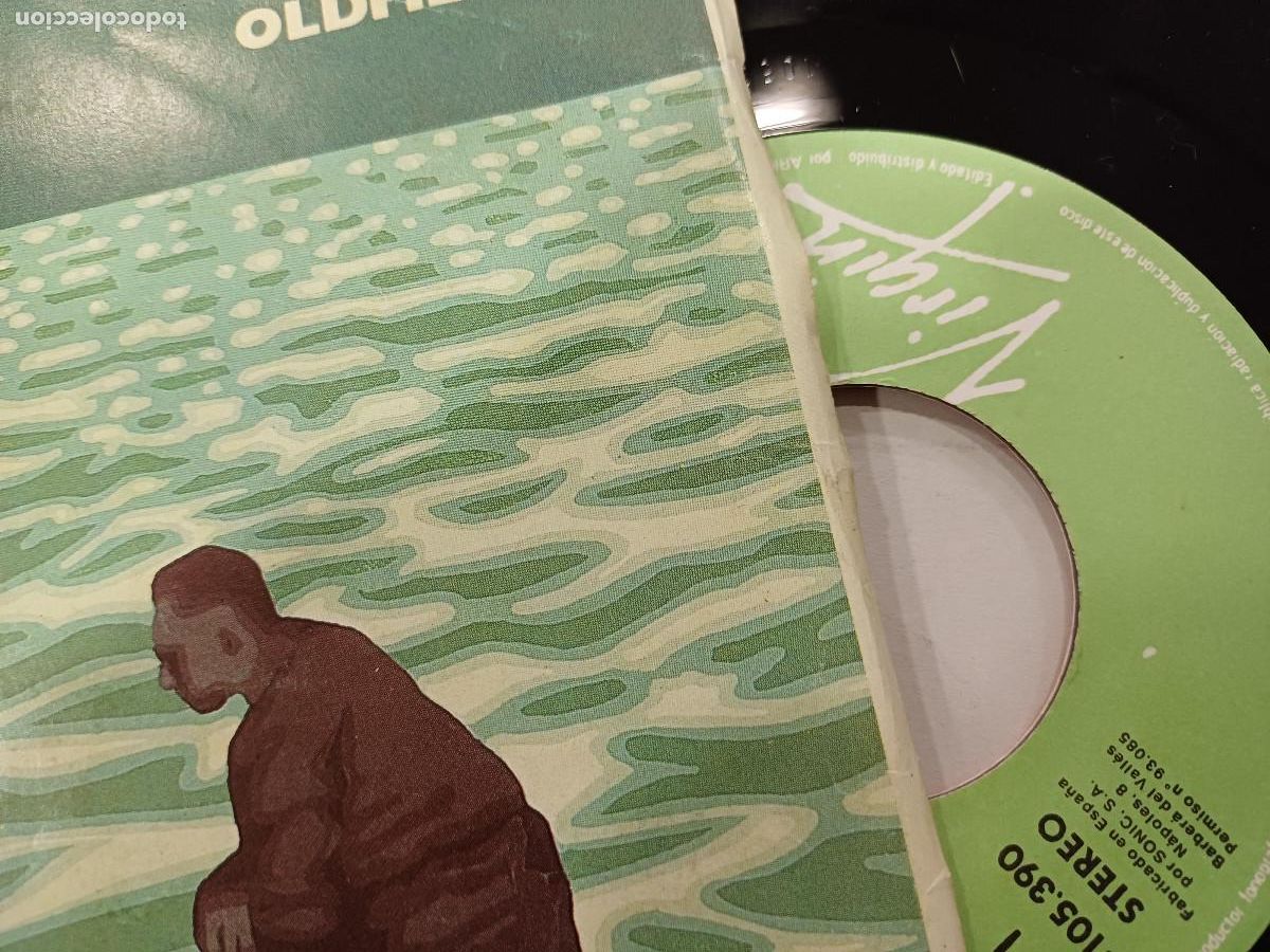 Discos de vinilo: MIKE OLDFIELD/MOONLIGHT SHADOW/SINGLE. - Foto 2