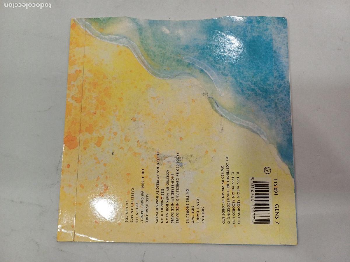 Discos de vinilo: GENESIS/I CANT DANCE/SINGLE. - Foto 3