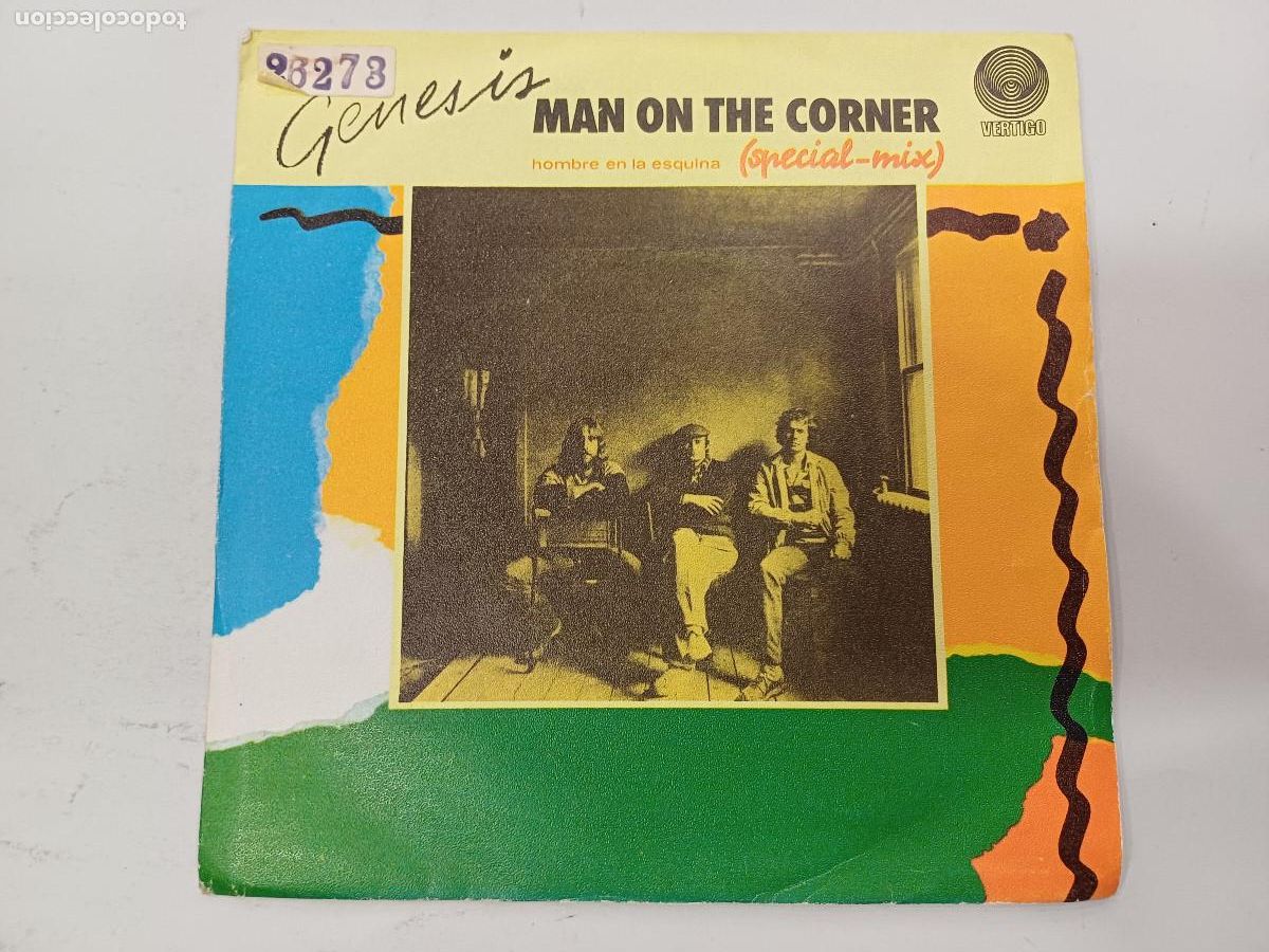 Discos de vinilo: GENESIS/MAN ON THE CORNER/SINGLE. - Foto 1