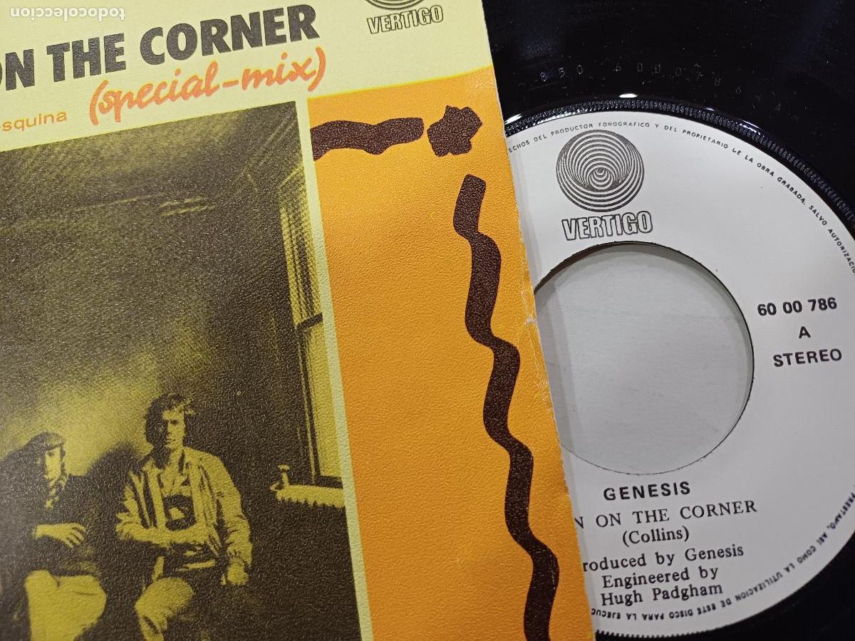 Discos de vinilo: GENESIS/MAN ON THE CORNER/SINGLE. - Foto 2