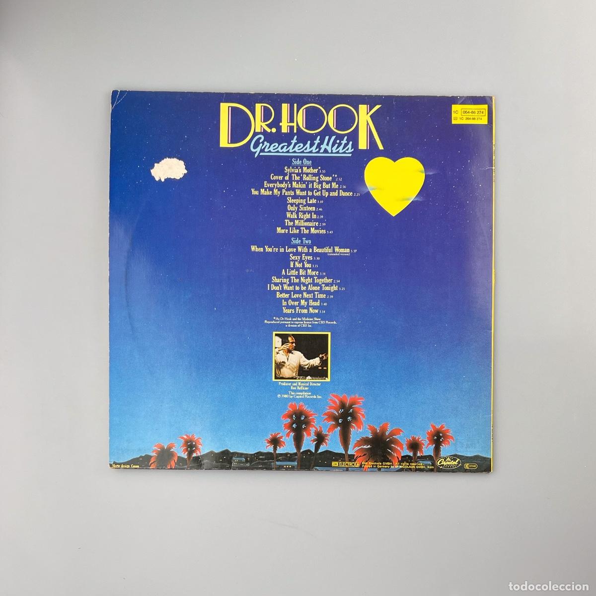Discos de vinilo: LP. Dr. Hook. Greatest Hits (VG/G) - Foto 2