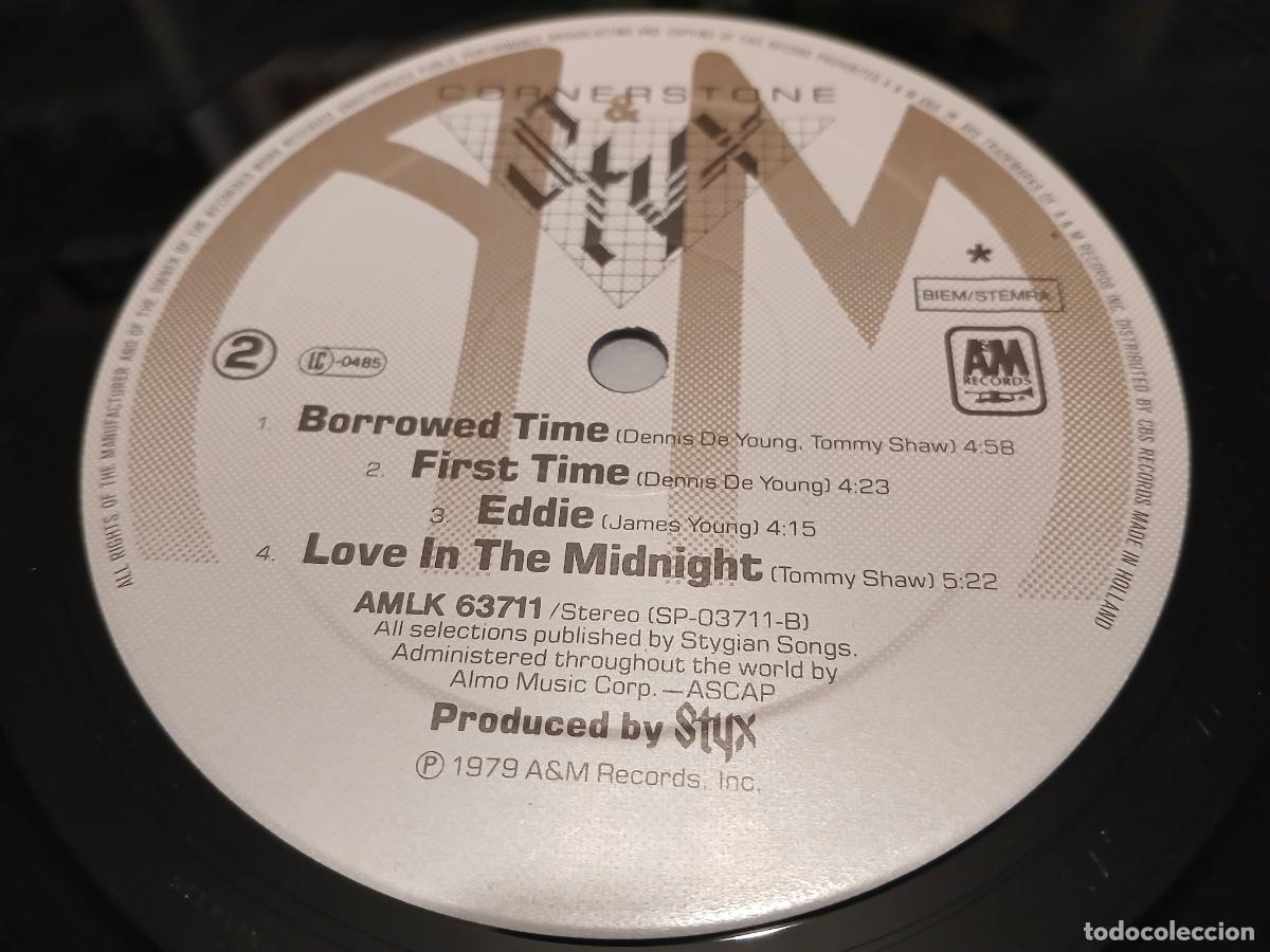 Discos de vinilo: STYX -CORNERSTONE- (1979) LP DISCO VINILO - Foto 3