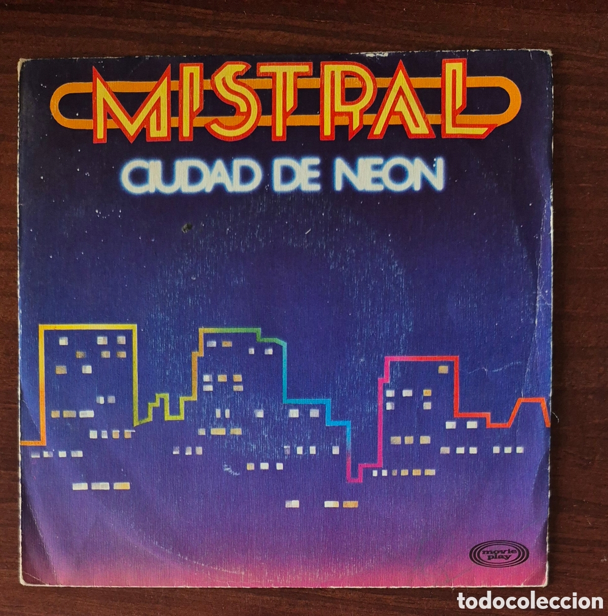 Discos de vinilo: SINGLE - MISTRAL - CIUDAD DE NEON 1979 - Foto 1