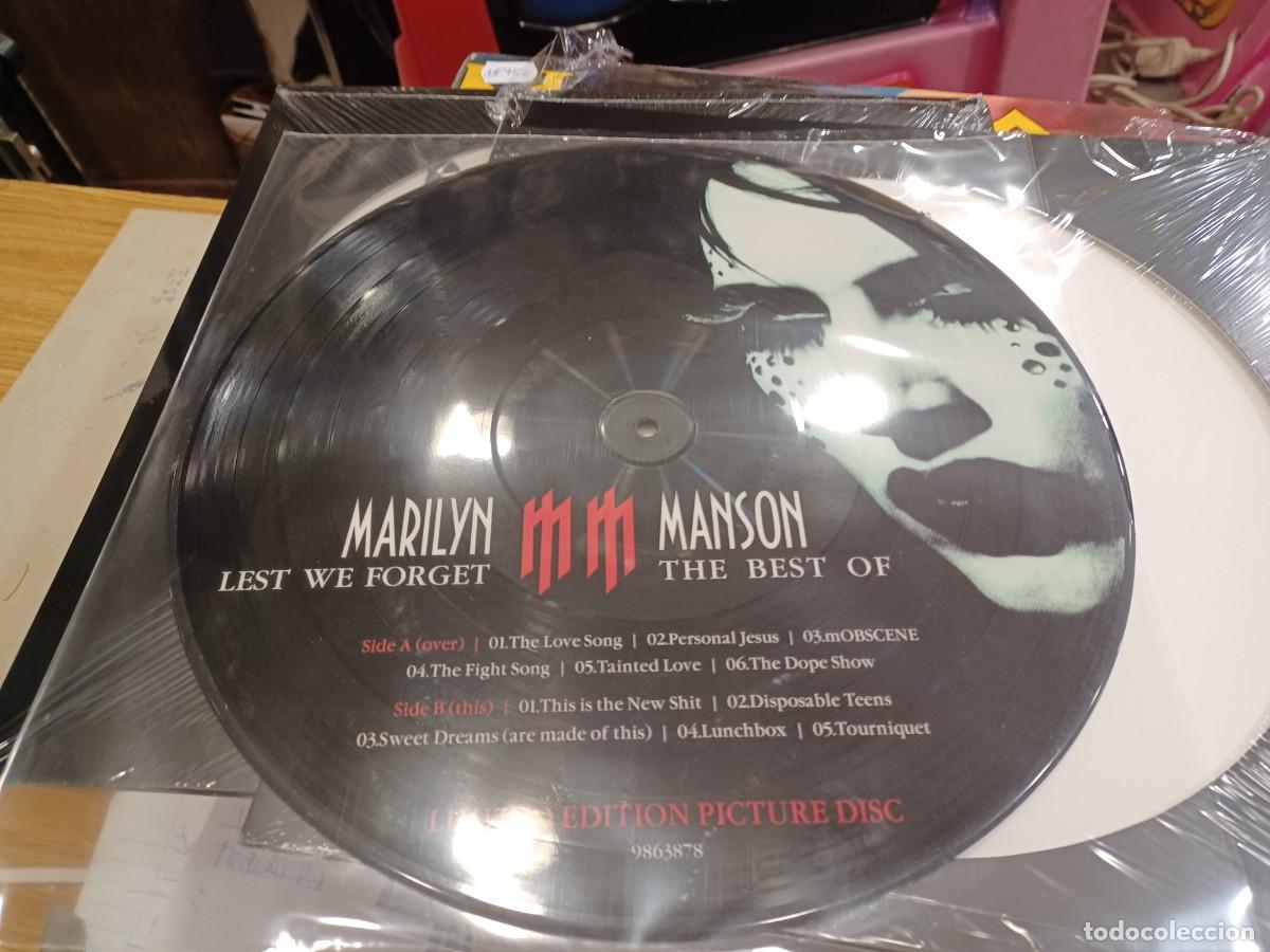 Discos de vinilo: marilyn manson lest we forget picture lp - Foto 2