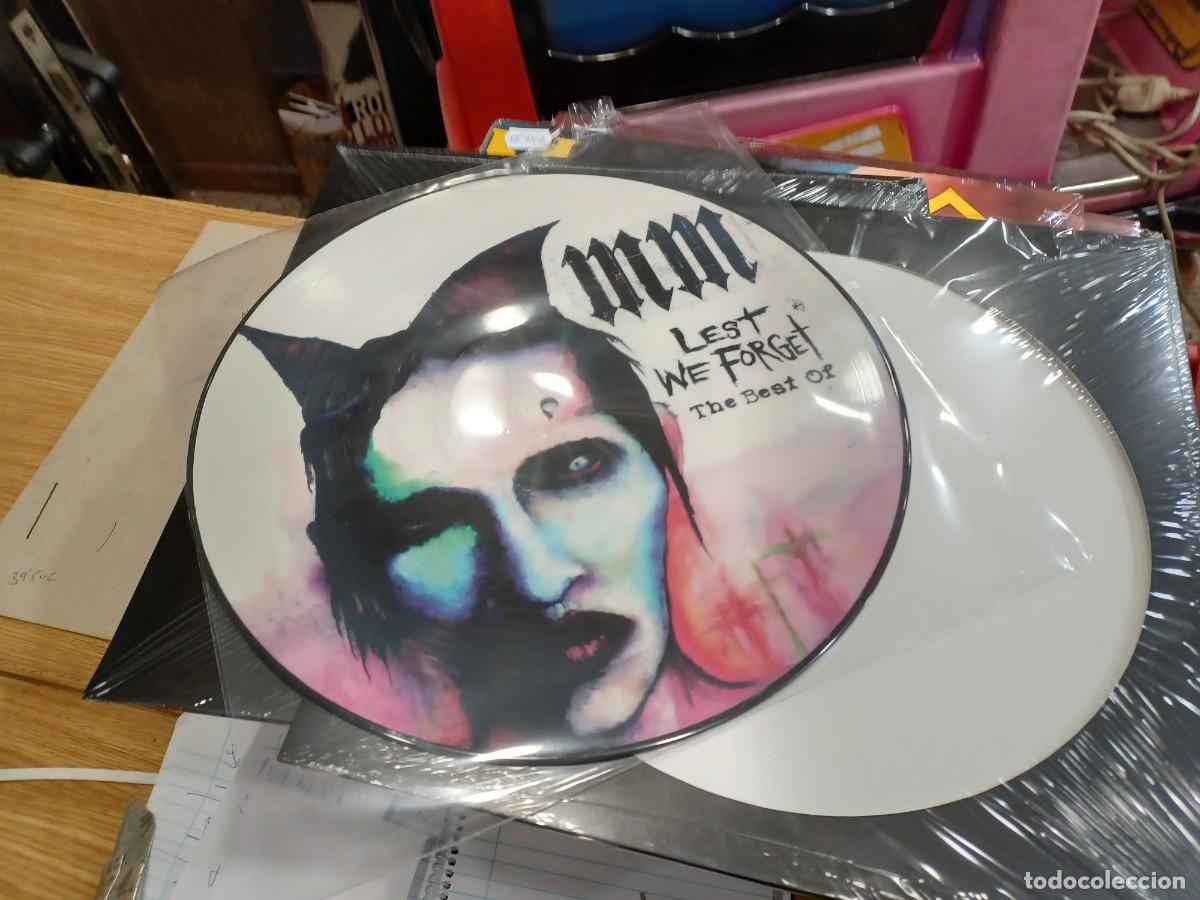 Discos de vinilo: marilyn manson lest we forget picture lp - Foto 3