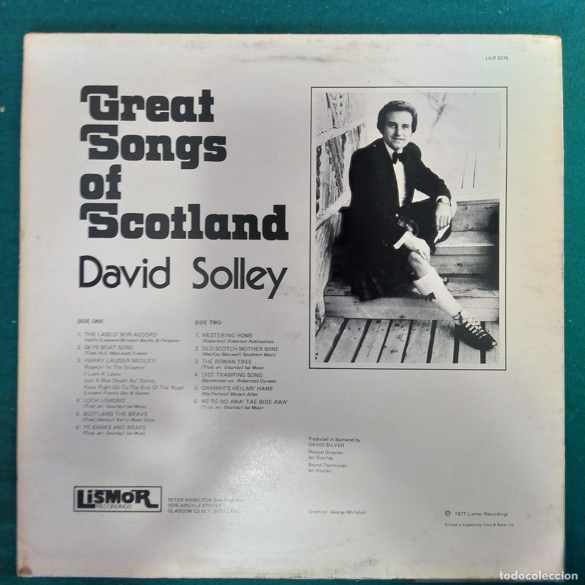 Discos de vinilo: DAVID SOLLEY GREAT 5076 - Foto 2
