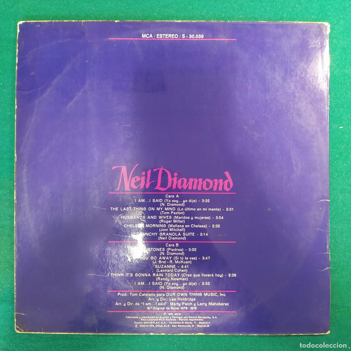 Discos de vinilo: Neil Diamond &ndash; Stones - Foto 2