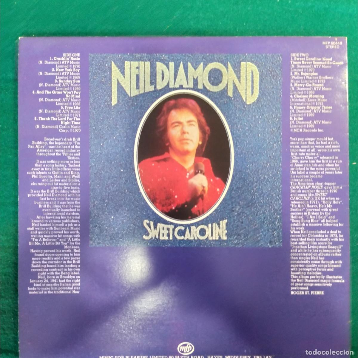 Discos de vinilo: Neil Diamond &ndash; SWEETCAROLINE - Foto 2