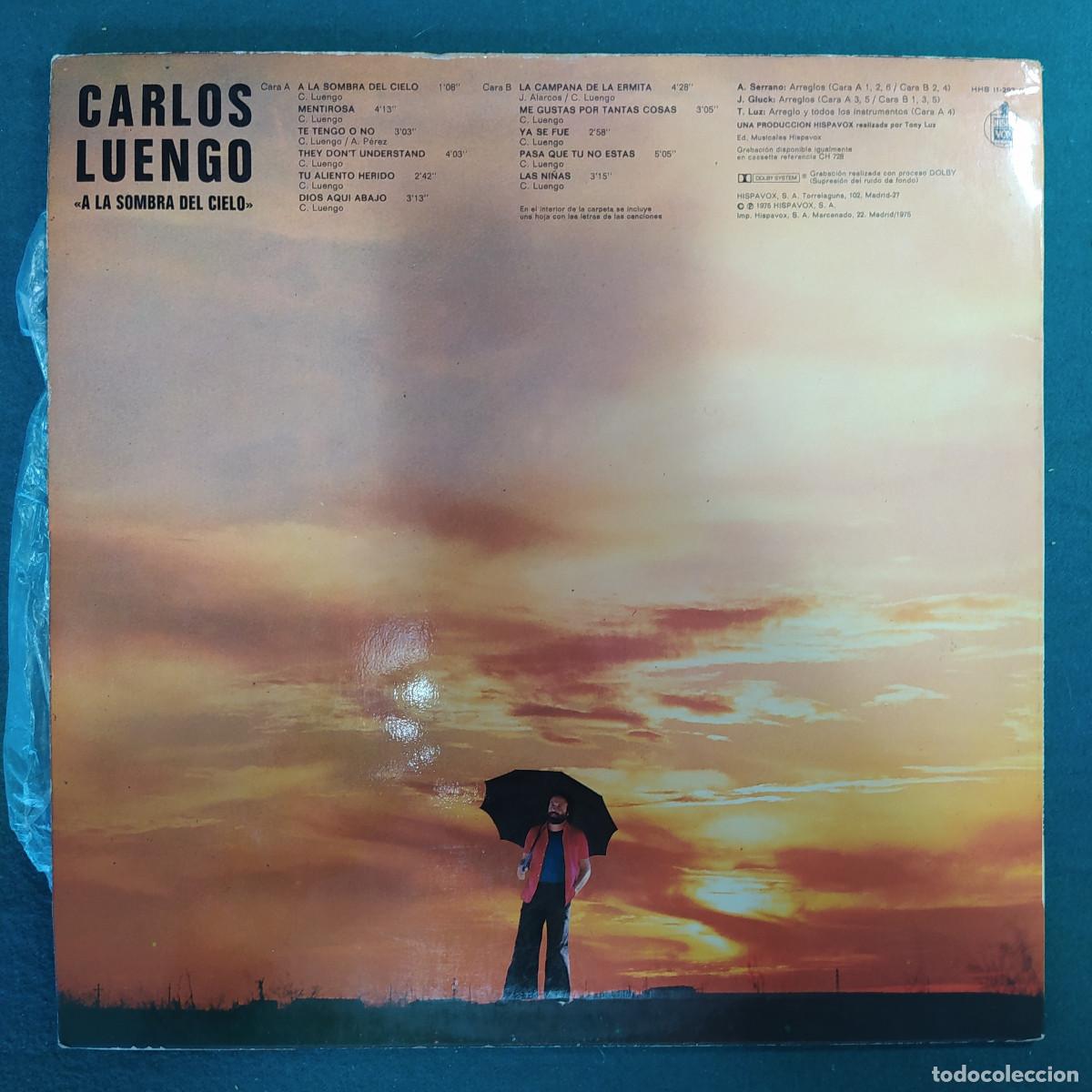 Discos de vinilo: Carlos Luengo &ndash; A La Sombra Del Cielo - Foto 2