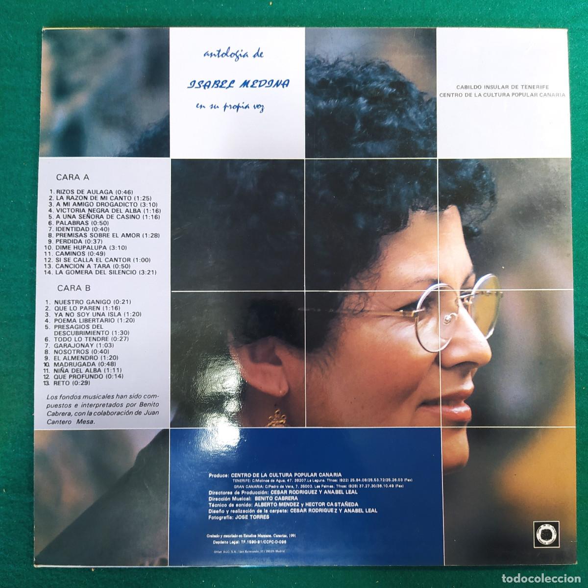 Discos de vinilo: Isabel Medina ANTOLOGIA - Foto 2