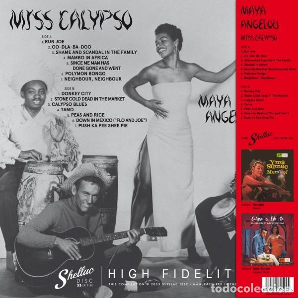 Discos de vinilo: MAYA ANGELOU-MISS CALYPSO -LP - Foto 2