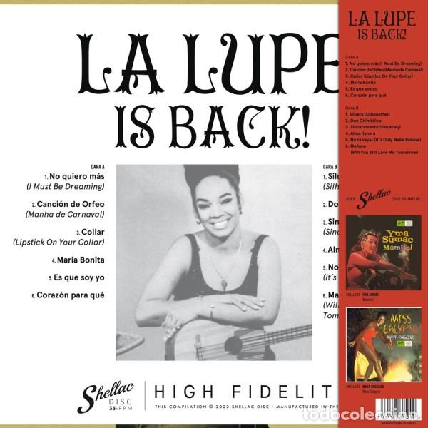 Discos de vinilo: LA LUPE-IS BACK! -LP - Foto 2