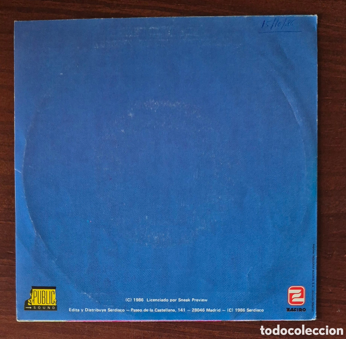 Discos de vinilo: SINGLE - LIME - TAKE THE LOVE 1986 (PROMO) - Foto 2