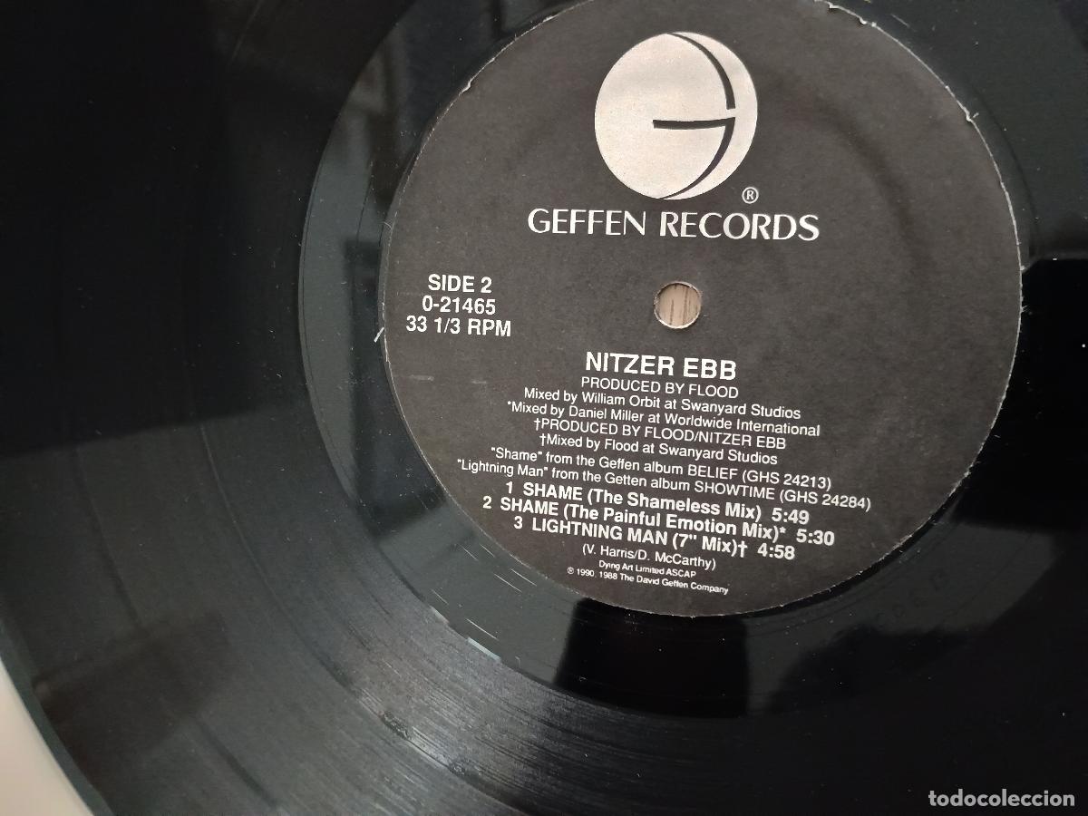 Discos de vinilo: Nitzer Ebb &lrm; Lightning Man, USA 1990 Electronic EBM - Foto 1