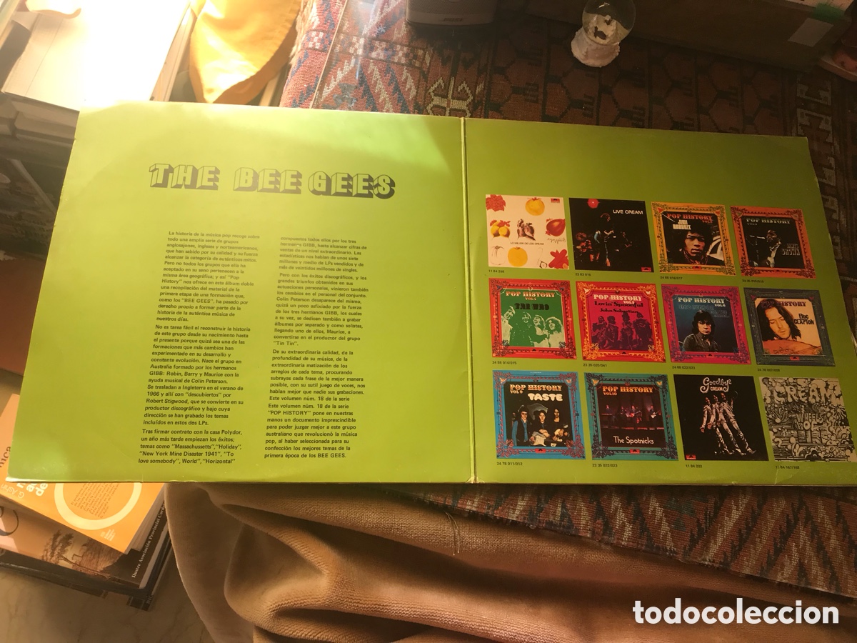 Discos de vinilo: The Bee Gees. POP History 18 - Foto 2